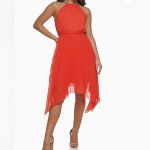 NWOT Kensie- Pleated Asymmetrical Dress 6